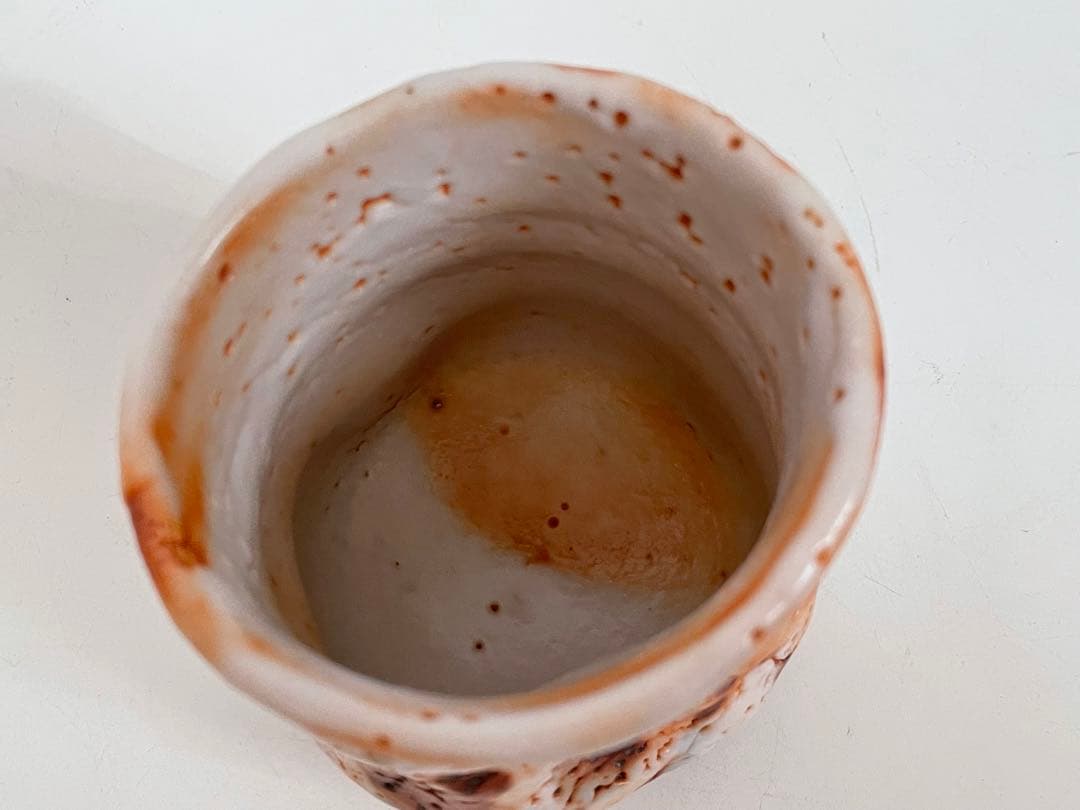 陶芸家 林正太郎 志野 湯呑 共箱