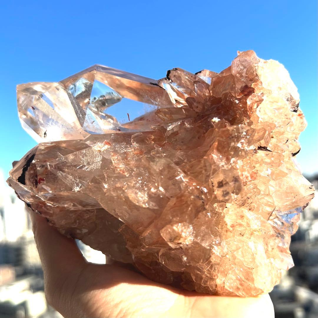 美✨希少✨AAAAAピンク マニハール水晶 ✨ピンククリスタル神殿✨豊潤美の女神