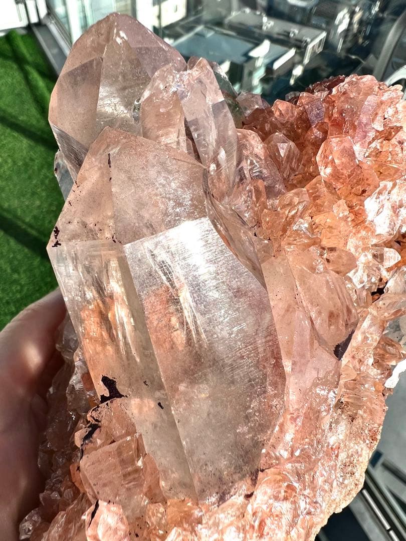 美✨希少✨AAAAAピンク マニハール水晶 ✨ピンククリスタル神殿✨豊潤美の女神