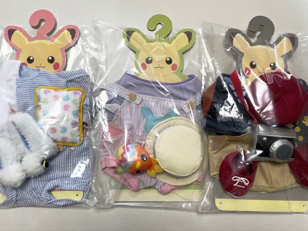 ポケモンセンター Pikachu’s closet ぬいぐるみ コスチューム