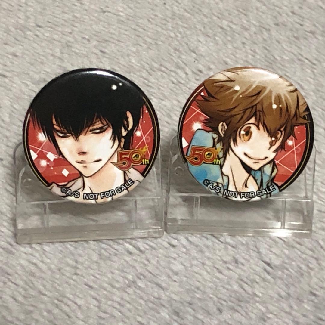 家庭教師ヒットマンREBORN ジャンプ50周年記念 缶バッジ Jヒーロー夏祭り