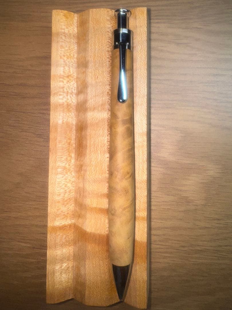 工房楔　ビルマの楠　瘤杢　ペンシル