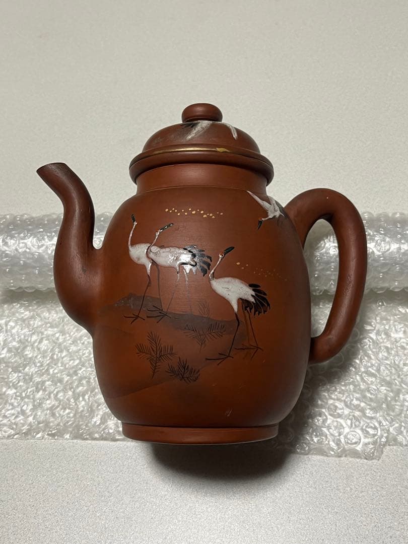 急須 ポット 茶器 常滑焼 雪香 朱泥 鉄瓶兼用急須 大急須