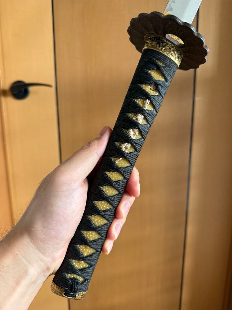 高級 模造刀 本物のハバキと鍔 居合刀 模擬刀 日本刀 太刀 美術刀剣 コスプレ