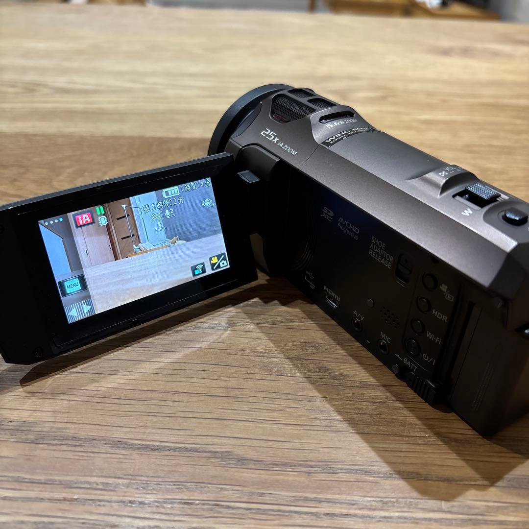 Panasonic HC-VX992M 4Kビデオカメラ　予備バッテリー付