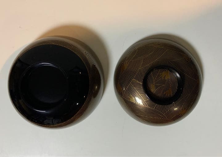 輪島塗 汁椀 5客揃 金波蒔絵文様