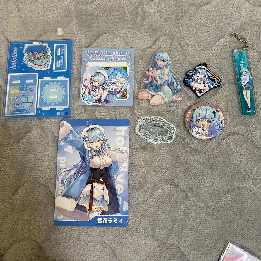 雪花ラミィ　活動4周年記念　直筆サイン入り　チェキ風ブロマイドカード