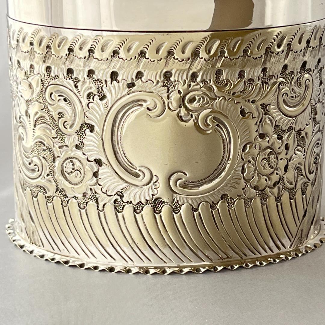 【Atkin Bros】ビクトリアン ティーキャディ 【シルバープレート】