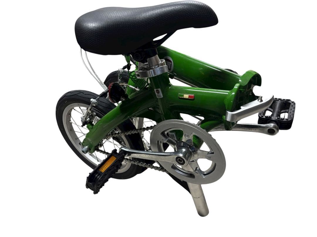 【美品】FIAT × DAHON 折りたたみ自転車 14インチ ミニベログリーン