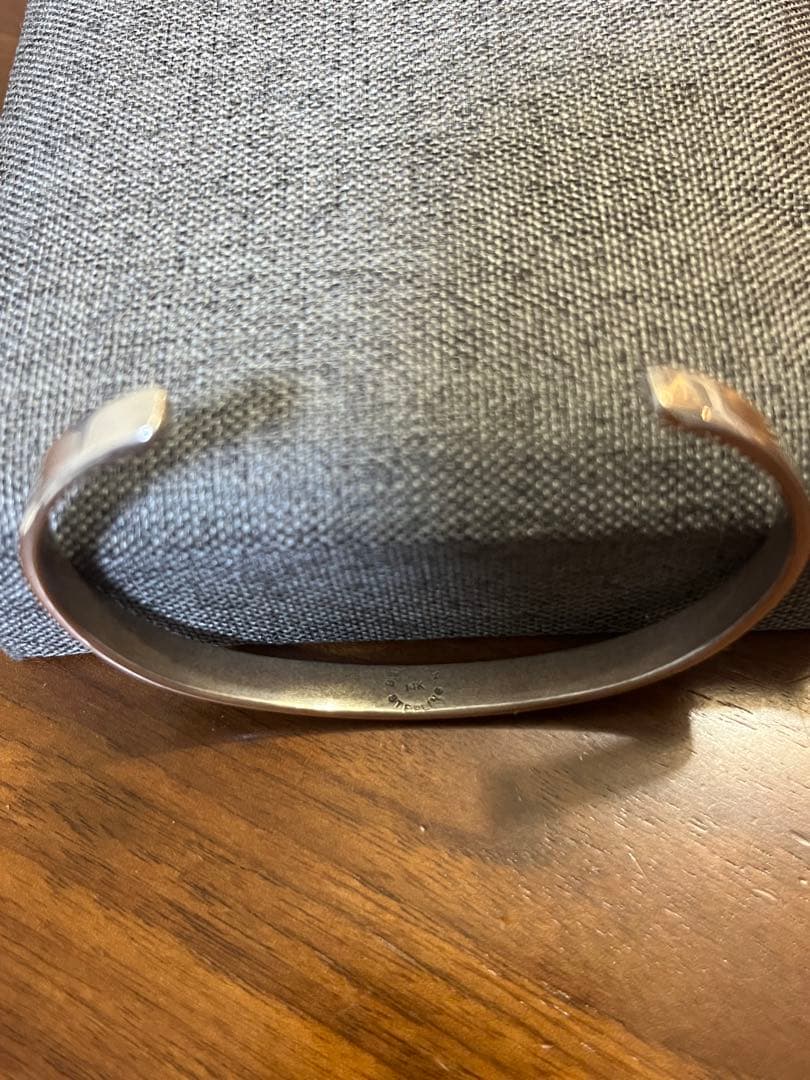 希少 Lサイズ ブルースモーガン 14k バングル 手首周り18〜18.5cm