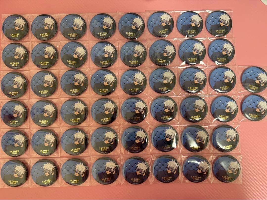 最終値下げ　呪術廻戦　五条悟　chair blue PLAZA 缶バッジ