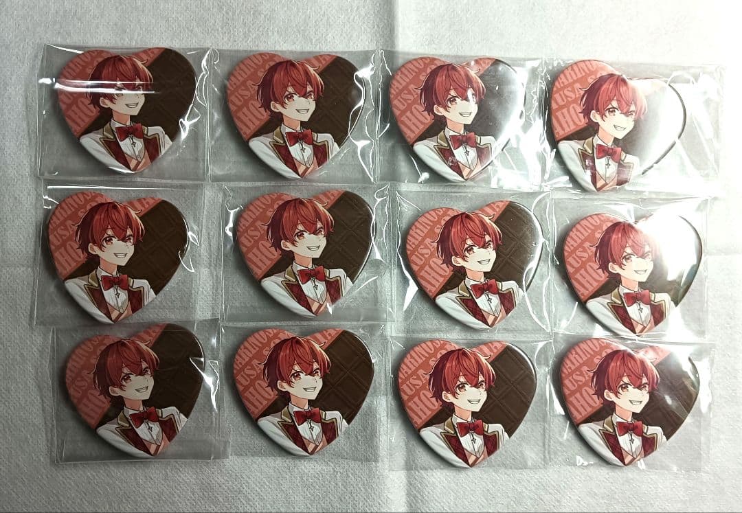 そらまふうらさか バレンタイン あほの坂田 ハート缶バッジ - メルカリ