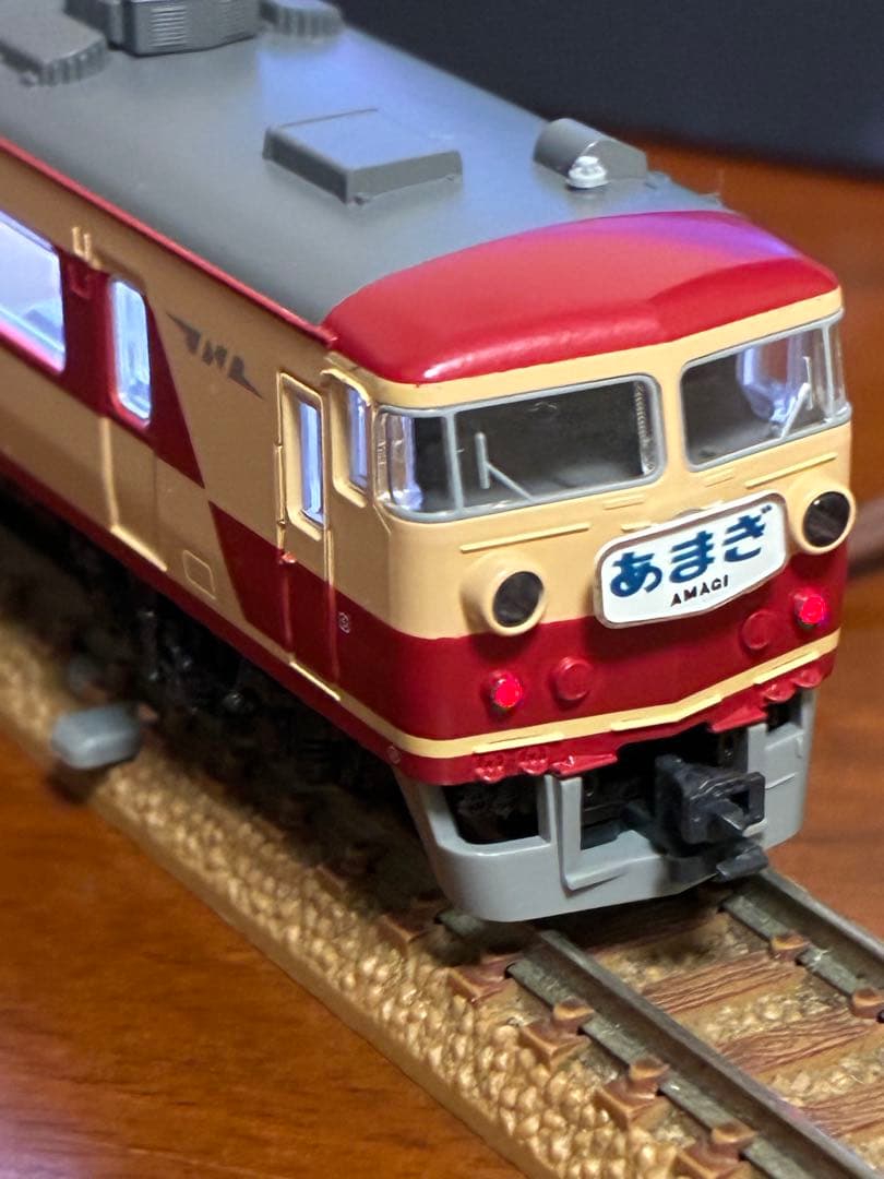 国鉄157系あまぎ7両　kato ライト室内灯点灯確認動力動作確認済
