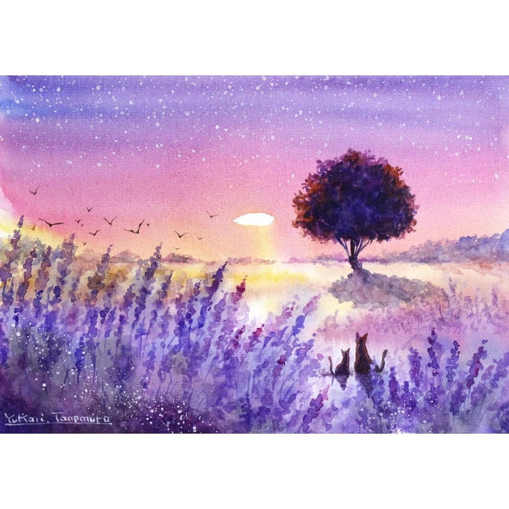 ぷうあさま専用（原画）月と紫陽花 ほか　9点おまとめ