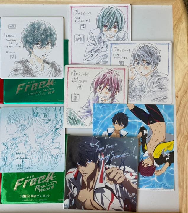 Free! 入場者特典のコースター