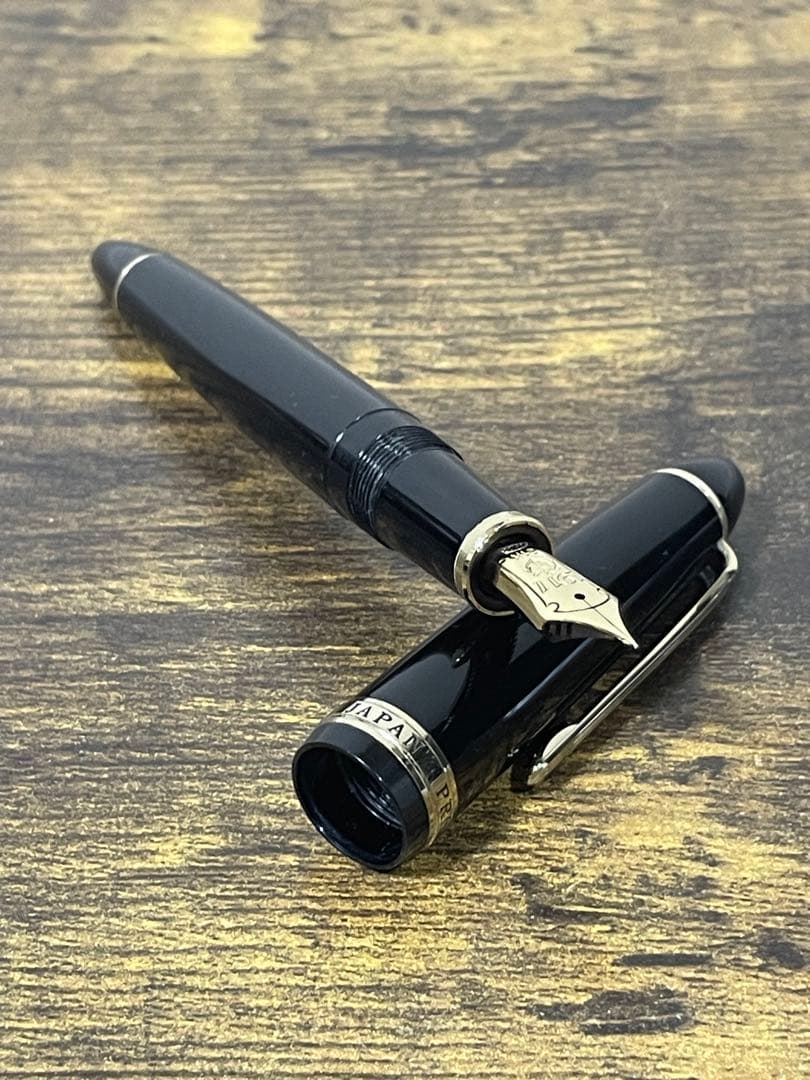 旧型ニブ ホワイトゴールド F プロフィット 21 セーラー 万年筆 21kの