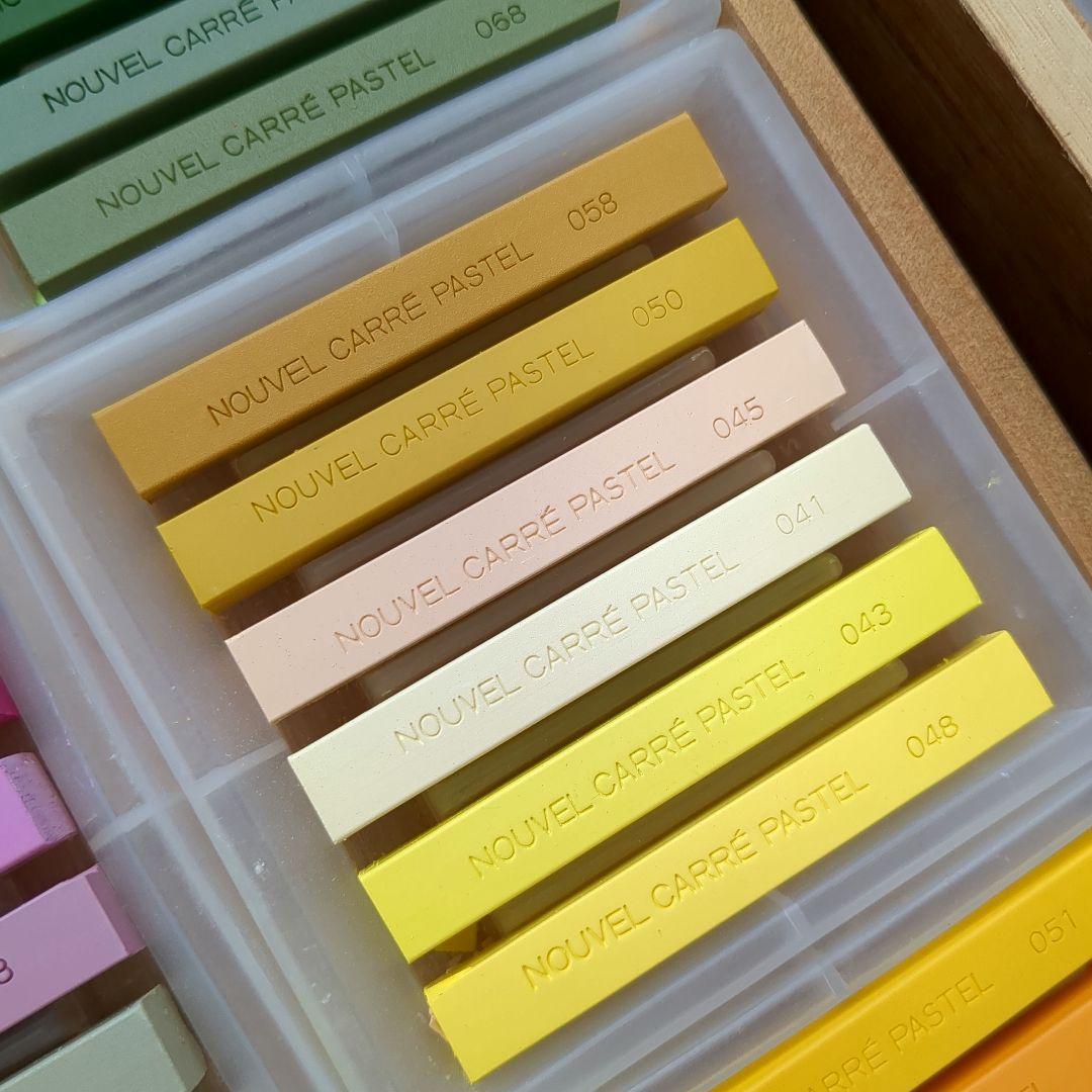 ヌーベル カレー パステル 72色 パステルアートセット 木製ケース入り