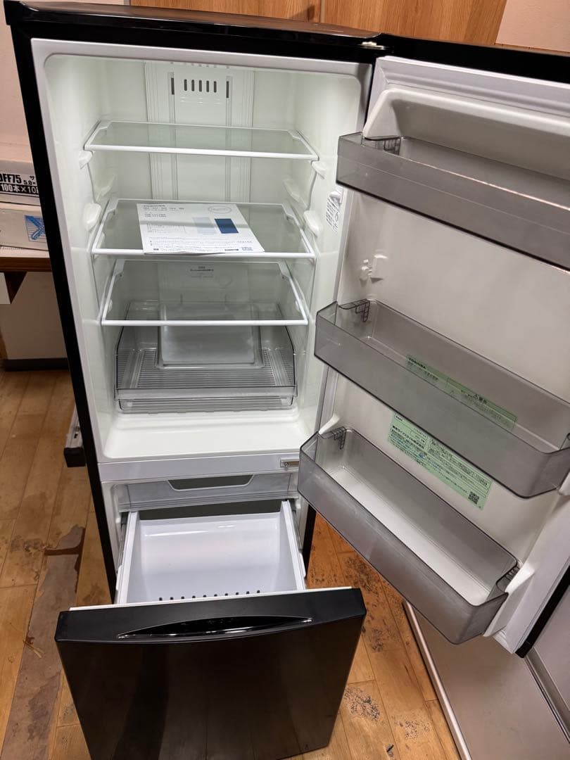 冷蔵庫153L/ 東芝 TOSHIBA 2023年製/ GR-U15BS(K)