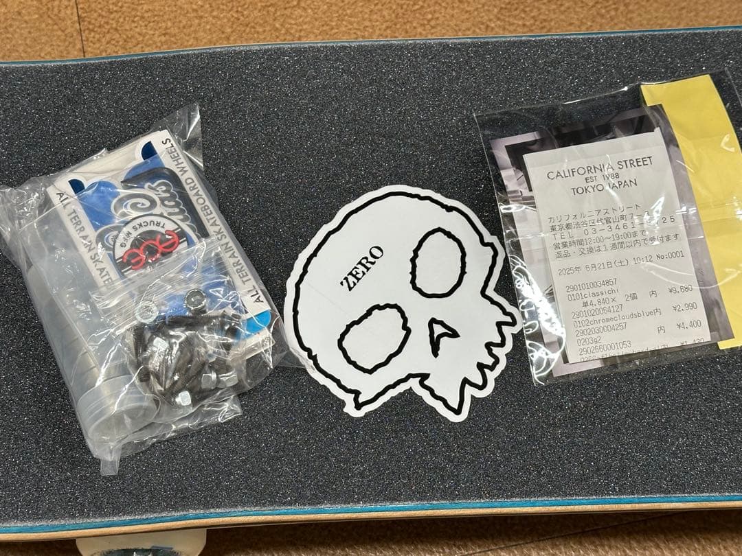 ZERO スケートボードデッキ 付属品あり