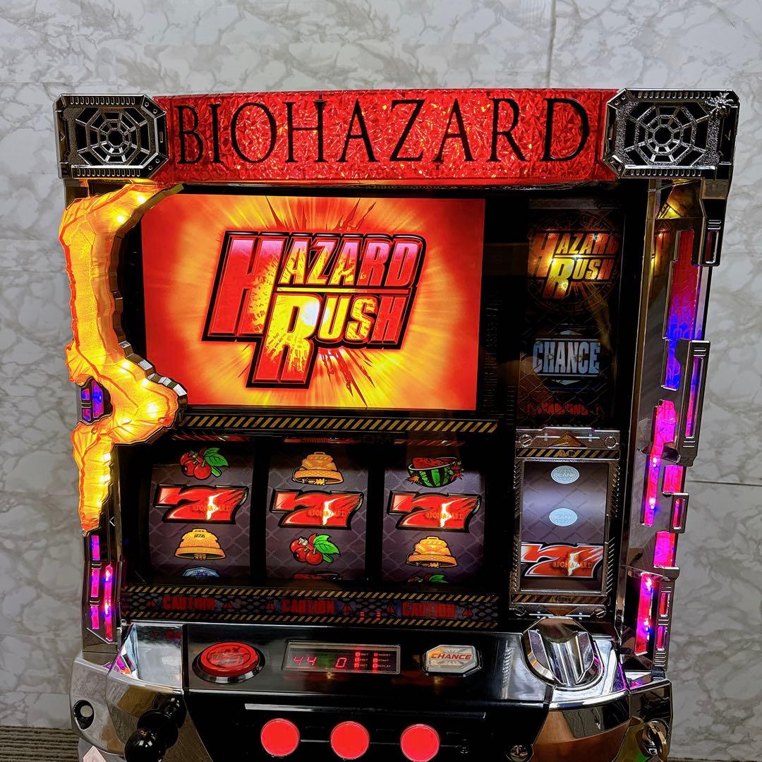 実機 パチスロ機 バイオハザード5Z コイン不要機 家庭用電源対応