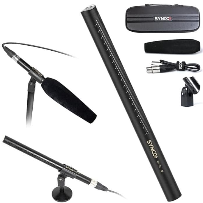 ガンマイク SYNCO D2 ハイパーカーディオイドマイクロホン　2本セット
