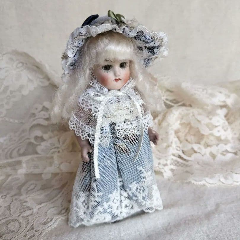 アンティーク　ミニョネット Simon＆Halbig ミニョネット/Antique Doll/お人形-ミニョネット/ビスク