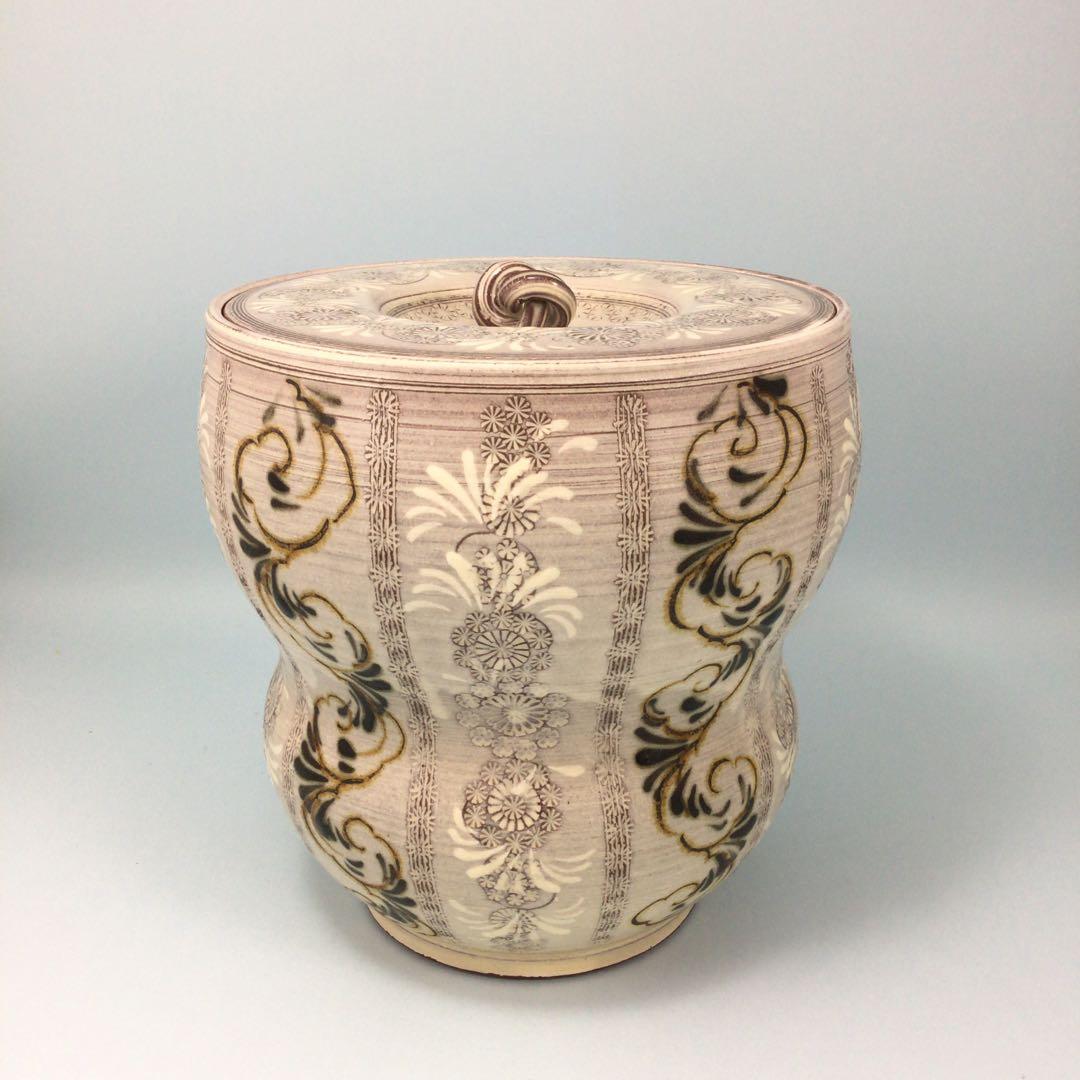 久田宗也尋牛斎書付陽炎園膳所焼オランダ写水指茶道具表千家