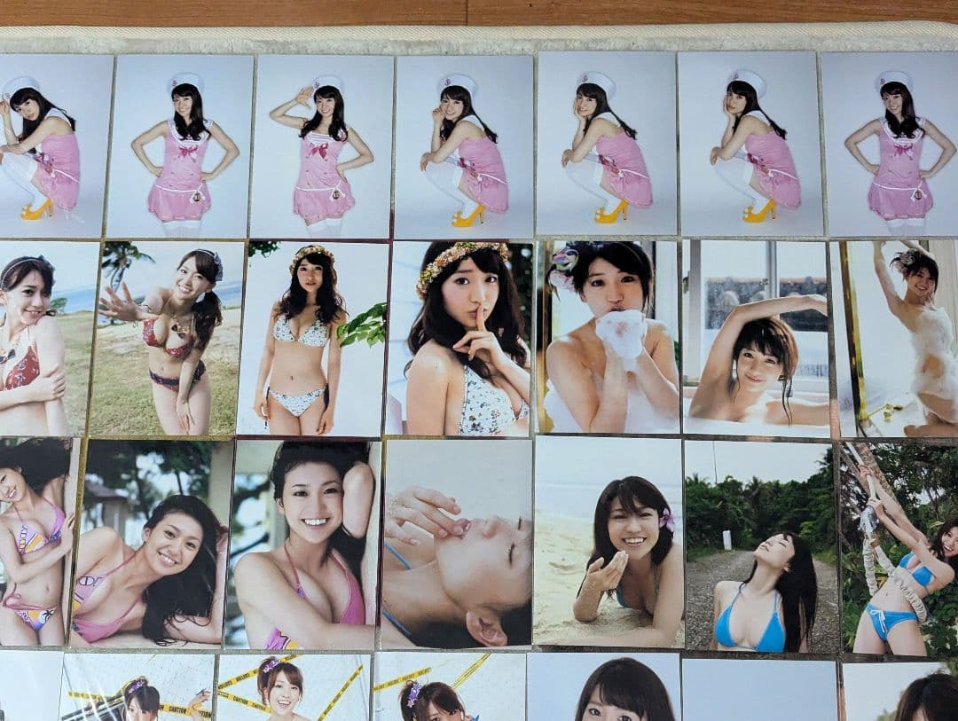 貴重 非売品 美品 オフショット 生写真 無修正 70枚 大島優子④