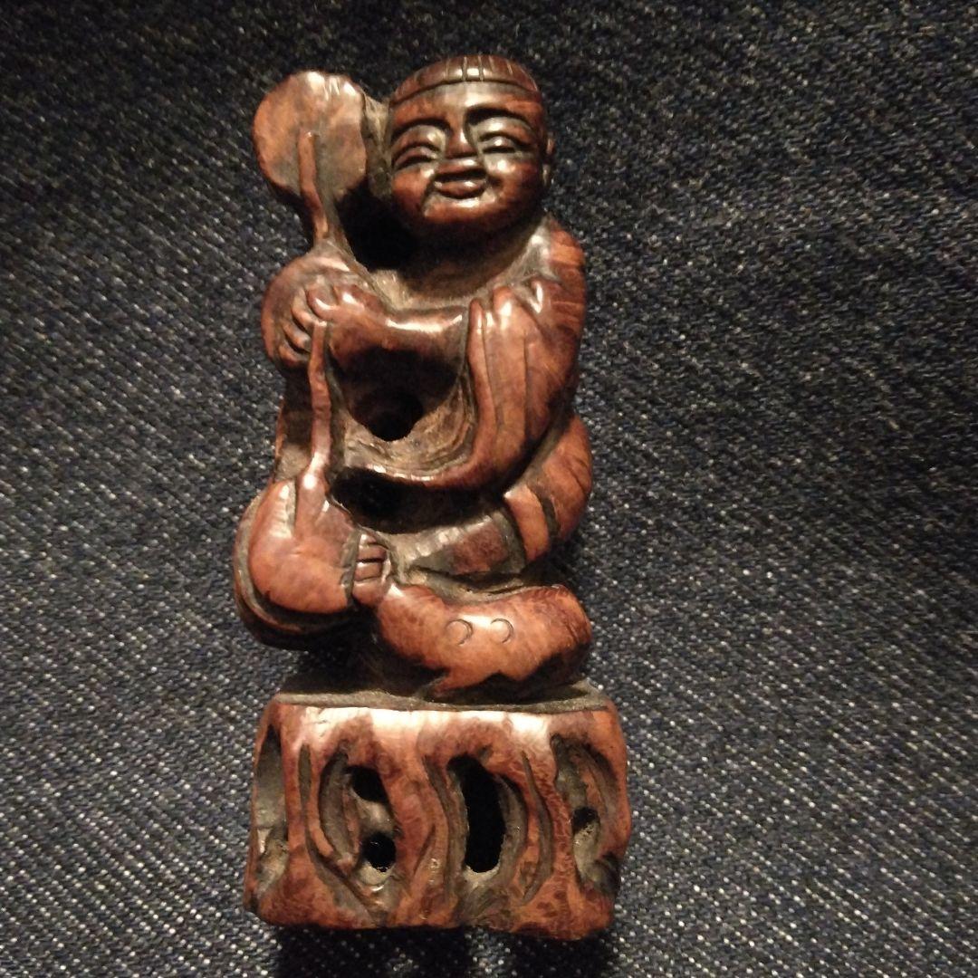 古い　根付　さげもの　骨董　木製　着物