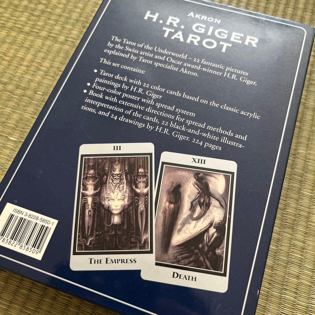 HRギーガー タロットカード 洋書 エイリアン GIGER'S TAROT