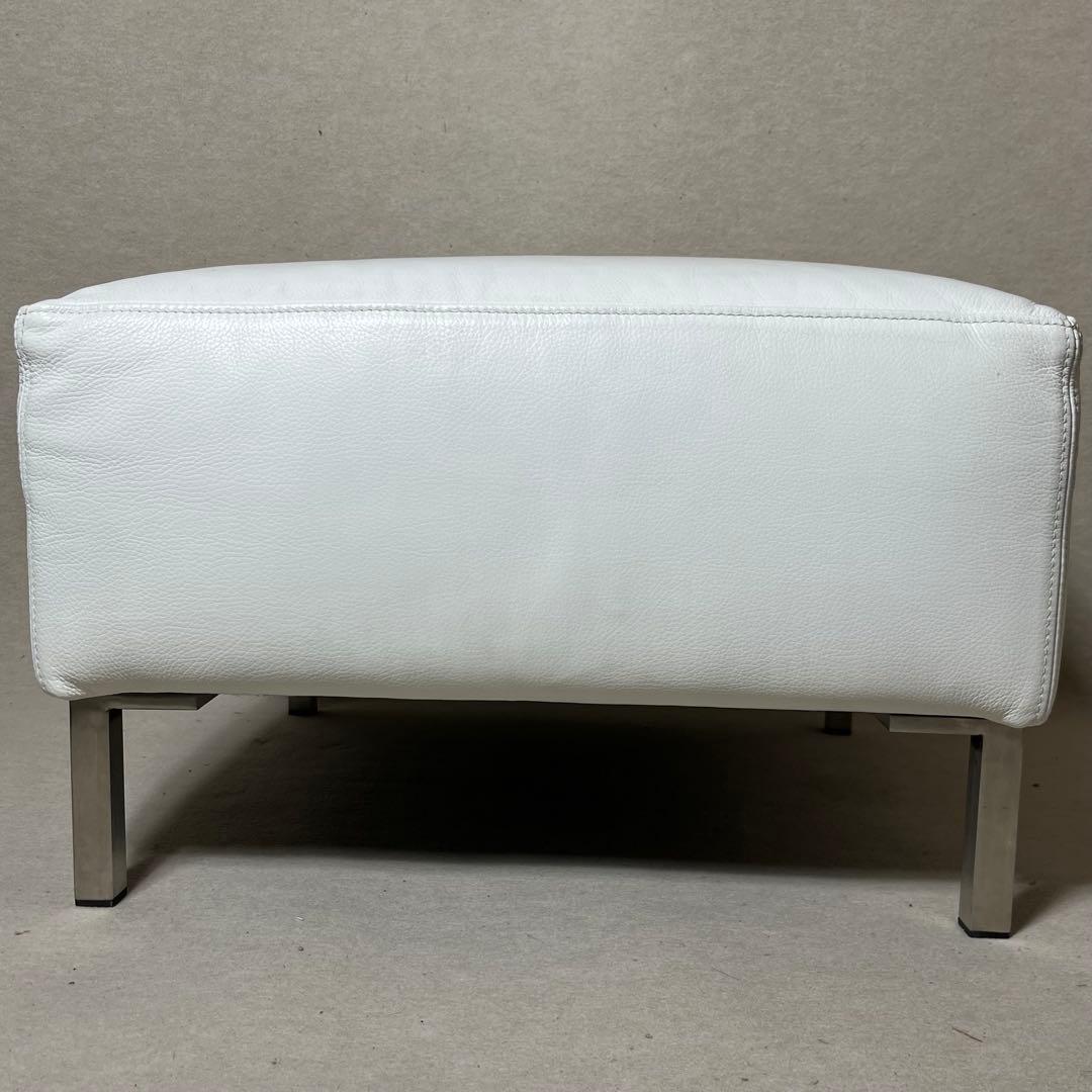 eilersen アイラーセン スツール オットマン レザー 本革 ホワイト 白