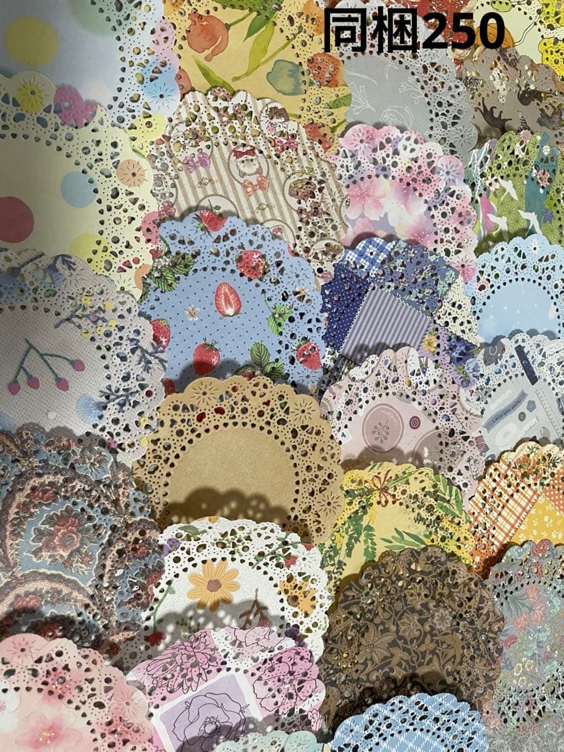 ダイカット コラージュ アルバム レース レースペーパー おすそ分け②