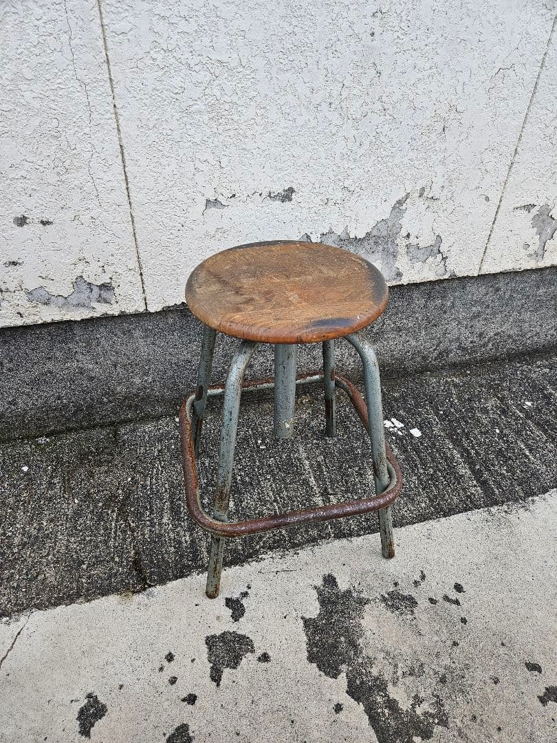 フランスヴィンテージ アーキテクトチェア スツール フレンチ インダストリアル