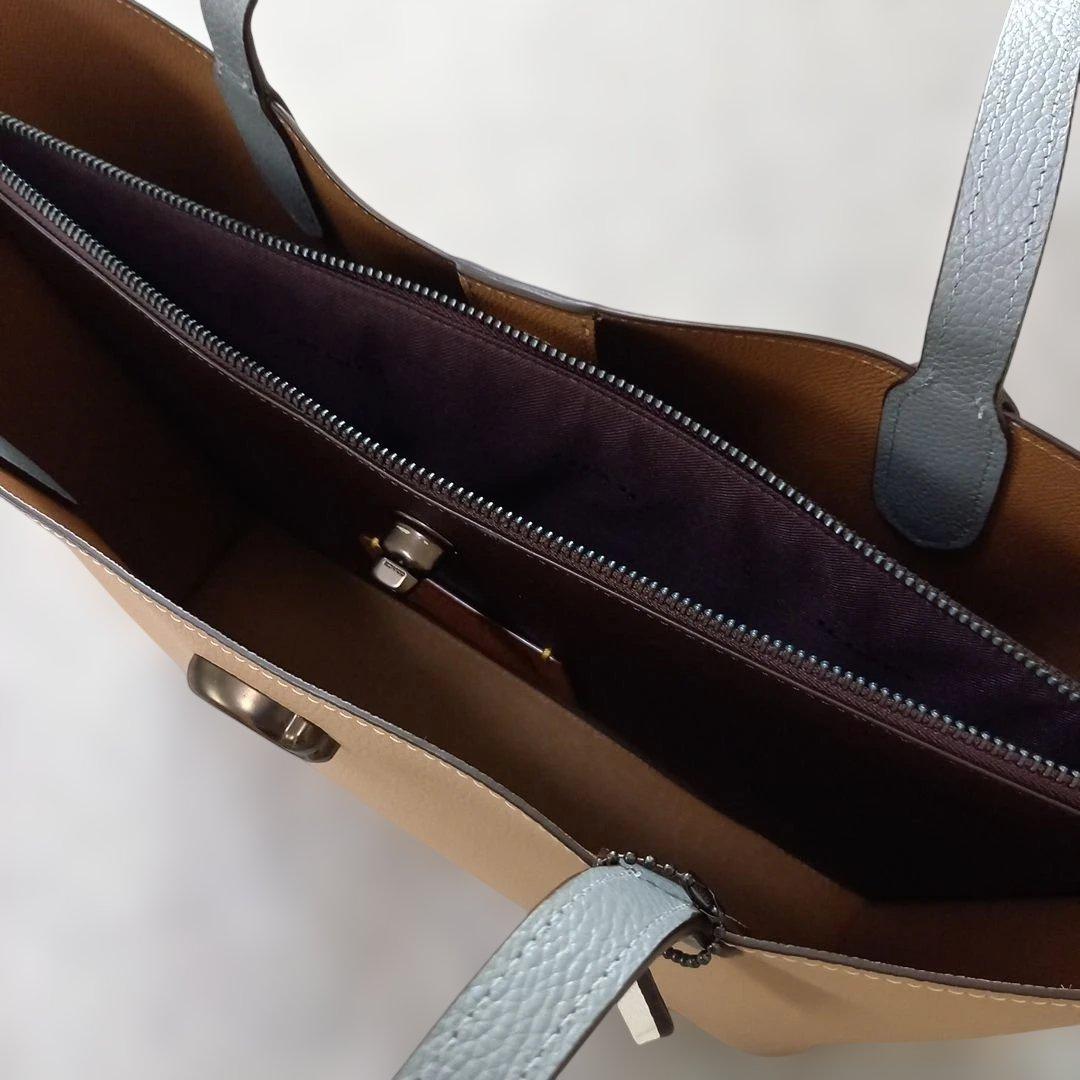 【美品】コーチCOACHバッグ　コーチショルダーバッグ　コーチトートバッグ　本革