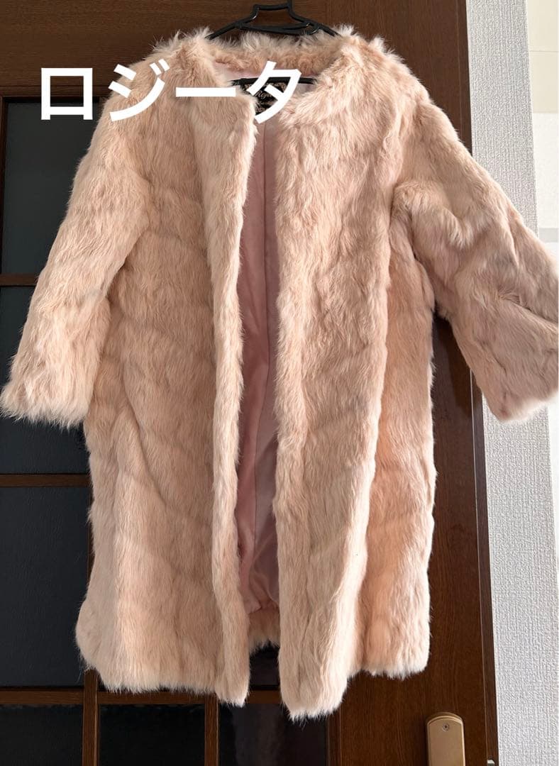 ファーコートラビットピンク未使用！