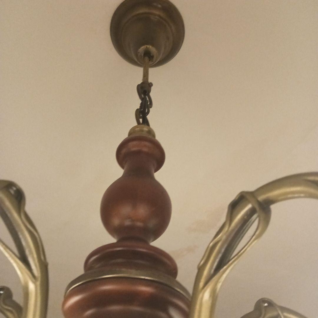 シャンデリア フラワー柄 ガラス製 シャンデリア フラワー柄 ガラス製