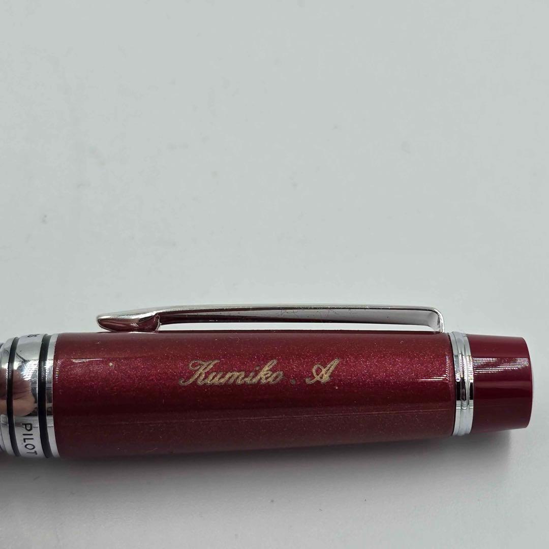 PILOT Stella 90s ルビーレッド 筆記未確認 名前入り 14金