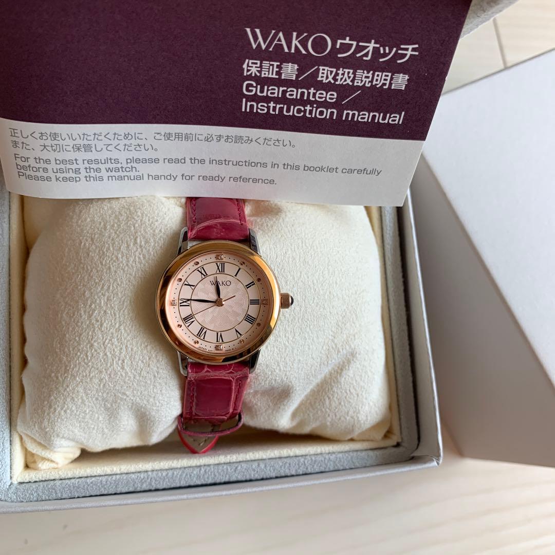 電池交換済】銀座WAKOレディース腕時計ウォッチ和光ウオッチワコウ
