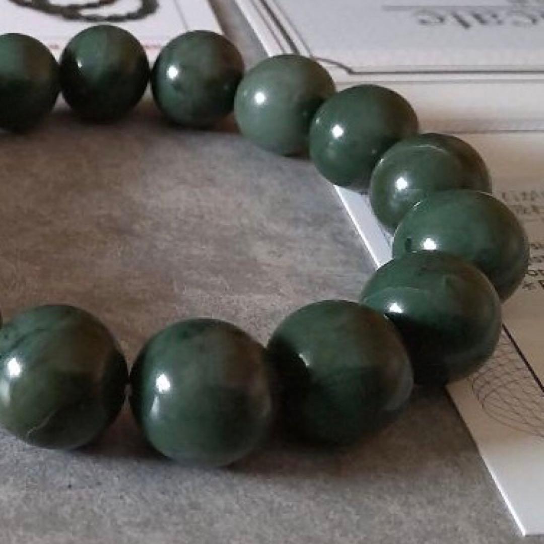 【出雲碧玉】日本銘石 ブレスレット パワーストーン 天然石