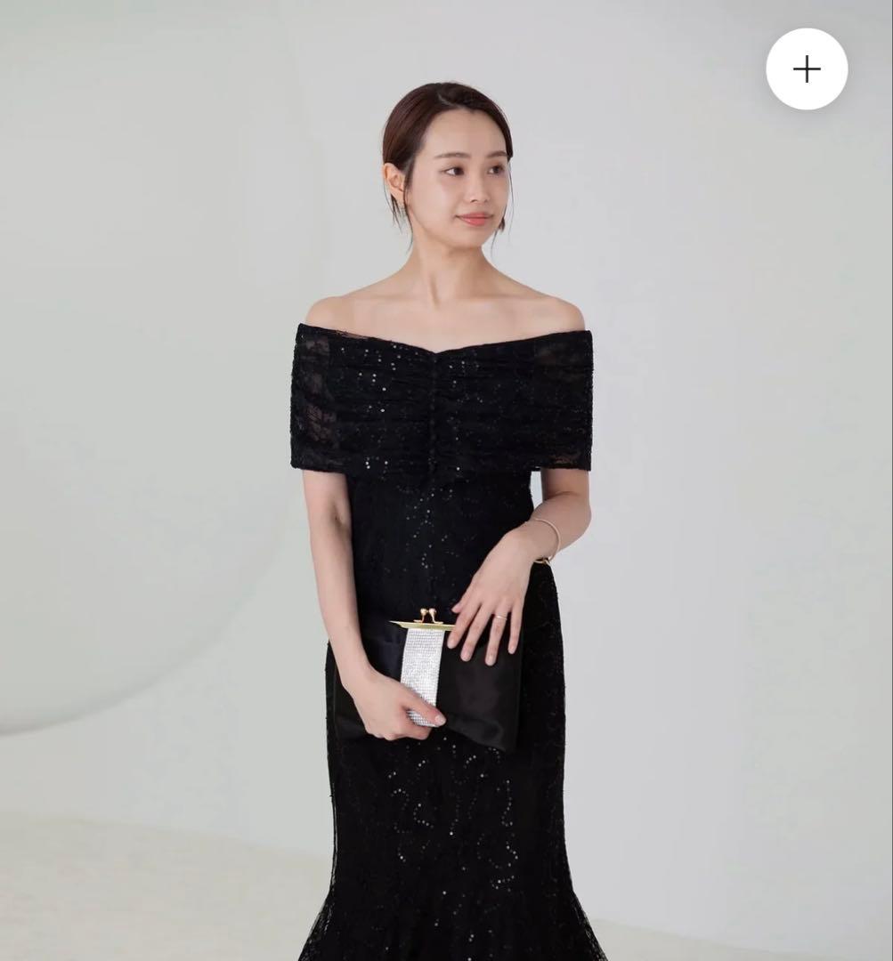 LEJA2WAYレース花柄オフショルダーマーメイドワンピースドレス結婚式同窓会