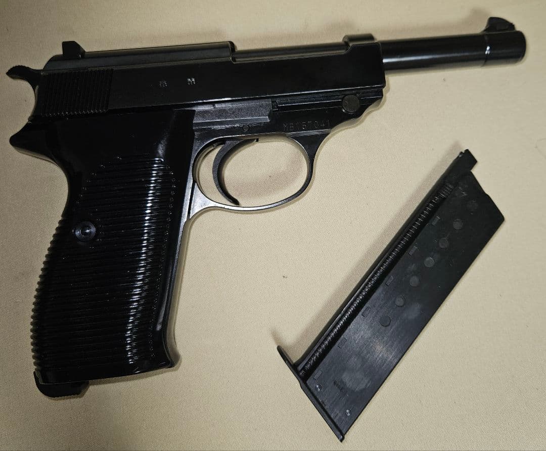 マルゼン P38 ガスガン ブラックメタル仕様