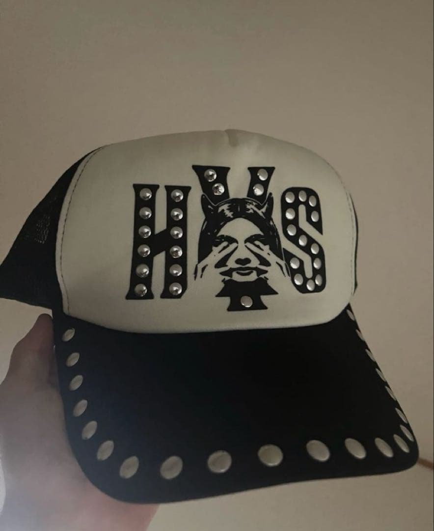 新品 タグ付き ヒステリックグラマー スタッズメッシュキャップ*^ 新品