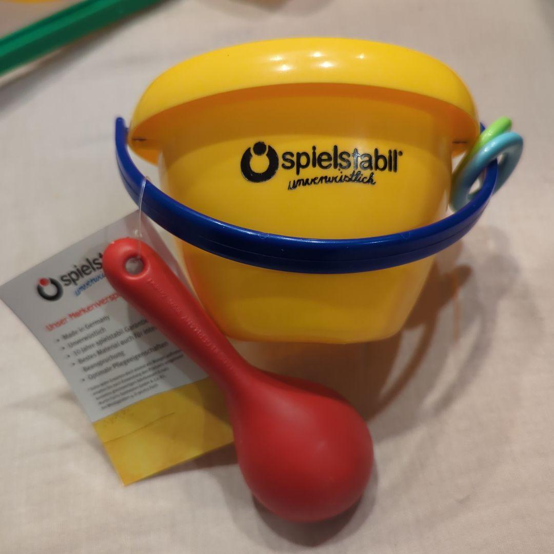 「フックス」プチバケツ じょうろ　スコップ・ふるい・クマデ　お砂場セット