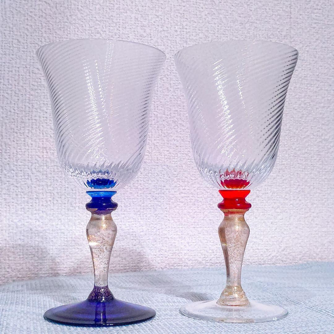 ワイングラスセット【ムラーノ】イタリア製