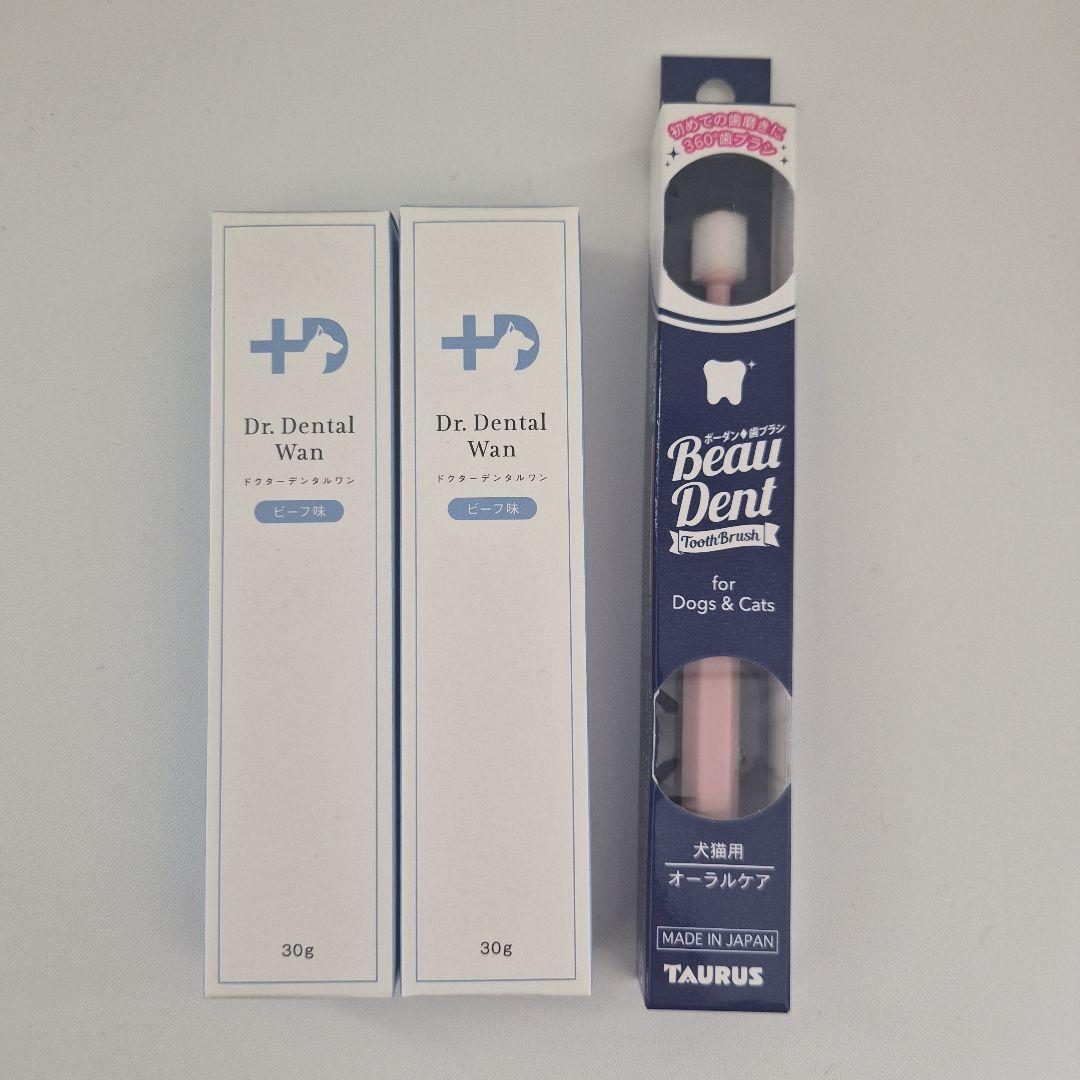 Dr. Dental Wan 30g ×2本& 360度ブラシ×1