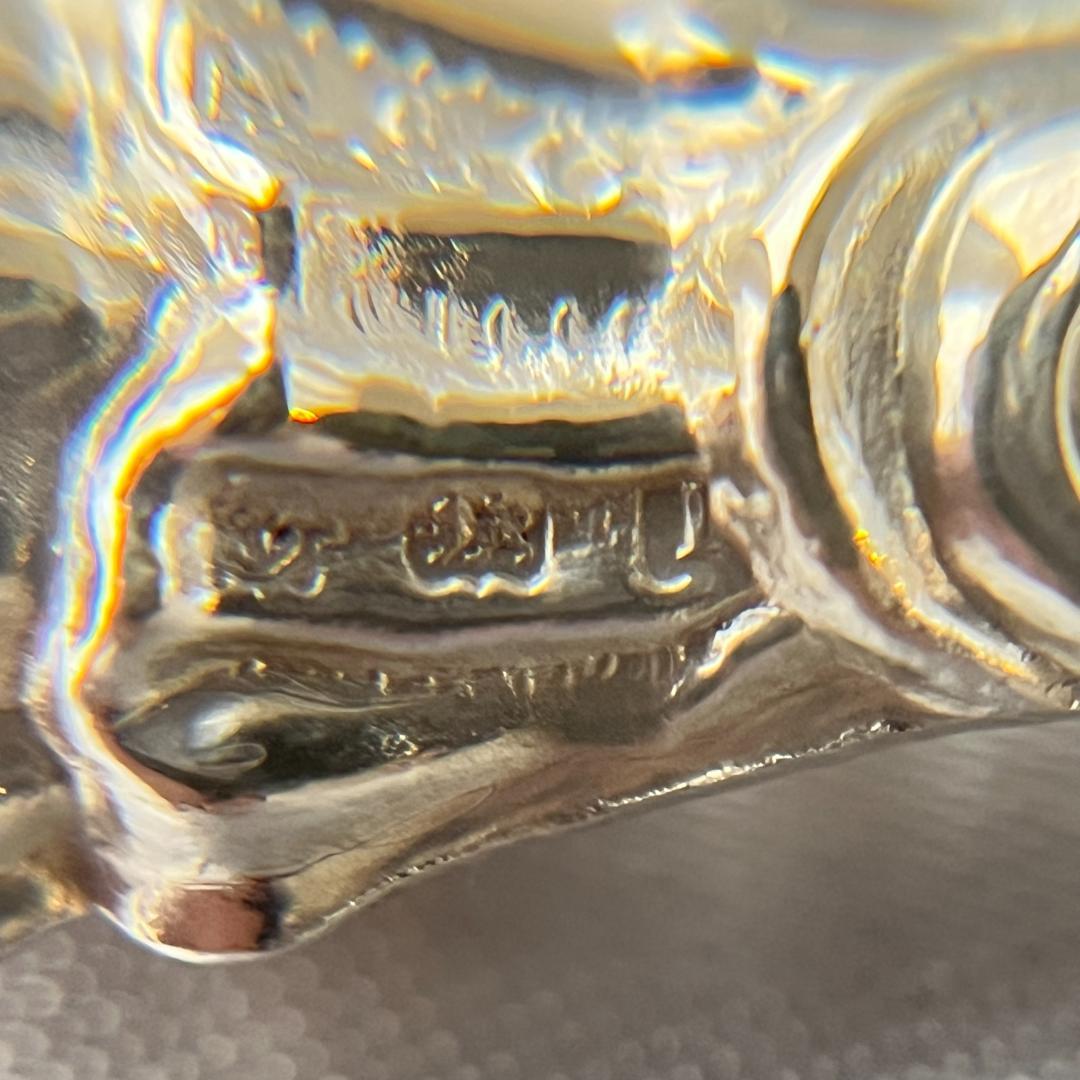 【英国】【純銀ハンドル】 靴べら / ボタンフック 1910年 専用ケース