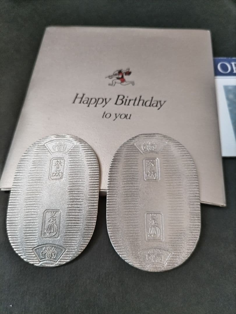 佐川急便純銀小判20g 5枚セット