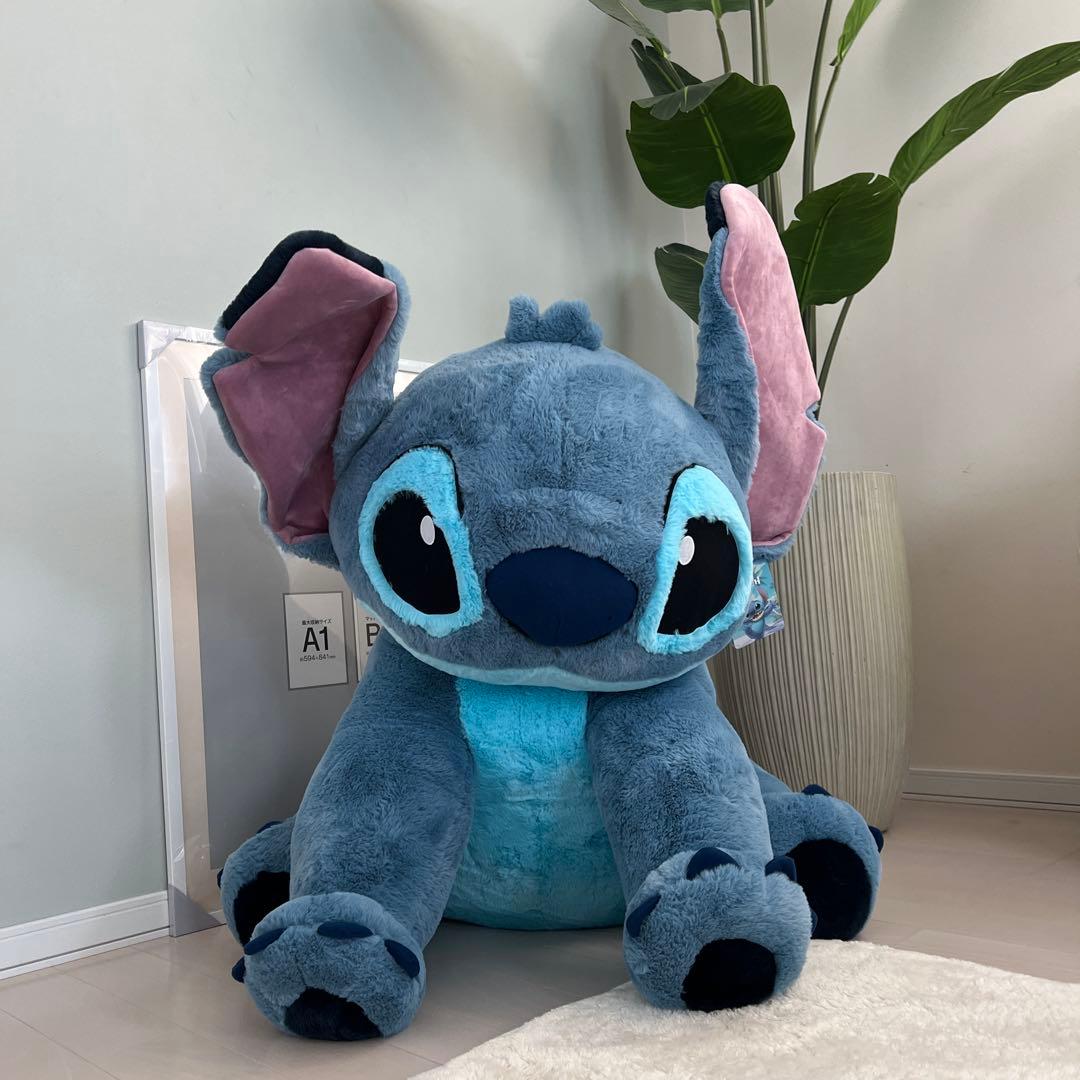 コストコ スティッチ 特大 ぬいぐるみ ブランケット入 - メルカリ