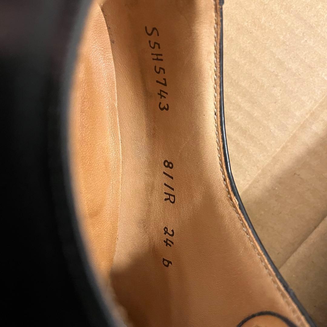 【美品】REGAL 811R ストレートチップ 24cm B 黒