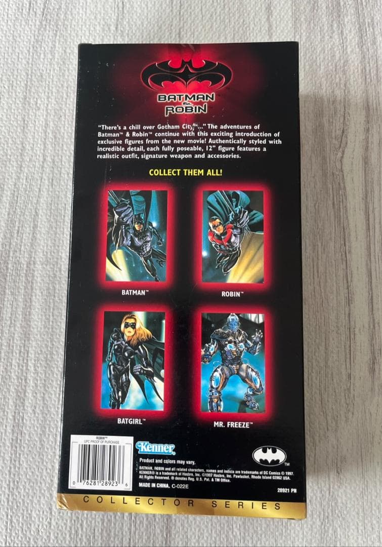 バットマン＆ロビンMr. Freeze 3点セット 25年以上前の商品です！